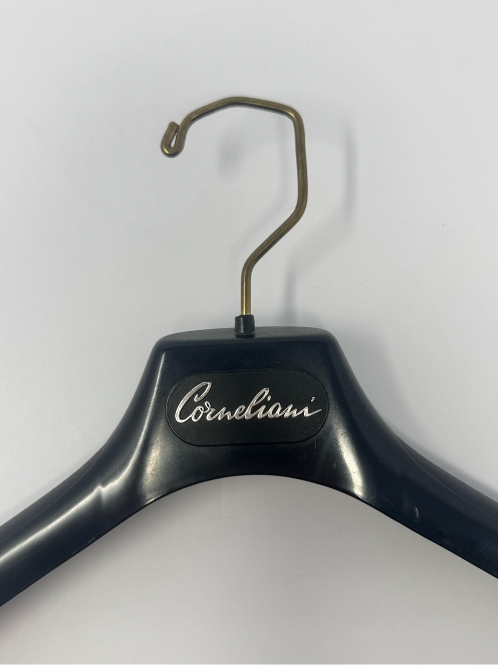 Corneliani Luxury Suit Hanger w/ Trouser Bar Made in Italy - Picture 2 of 3